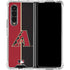 MLB Arizona Diamondbacks Split Galaxy Z Fold4 5G Clear Case