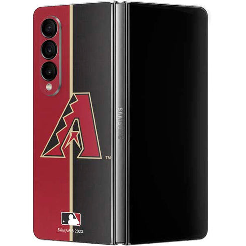 MLB Arizona Diamondbacks Split Galaxy Z Fold4 5G Skin