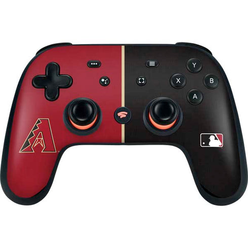 MLB Arizona Diamondbacks Split Google Stadia Controller Skin