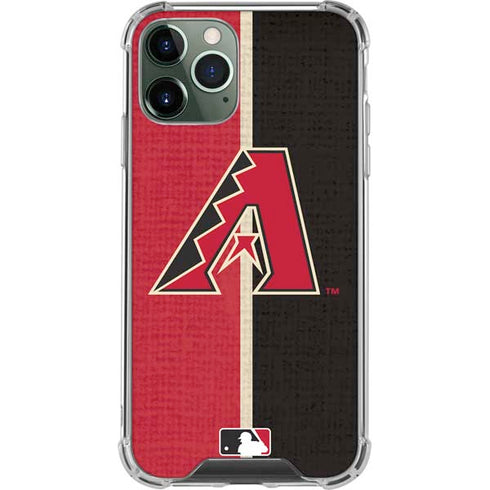 MLB Arizona Diamondbacks Split iPhone 11 Pro Max Clear Case