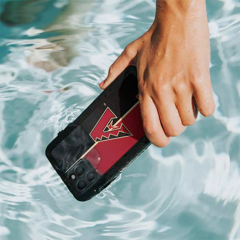 MLB Arizona Diamondbacks Split iPhone 11 Pro Waterproof Case