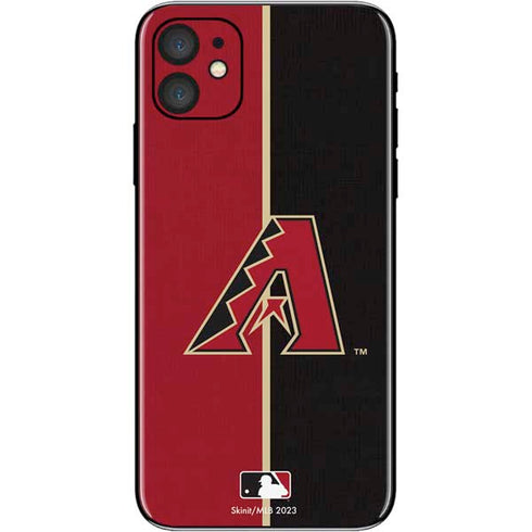 MLB Arizona Diamondbacks Split iPhone 11 Skin