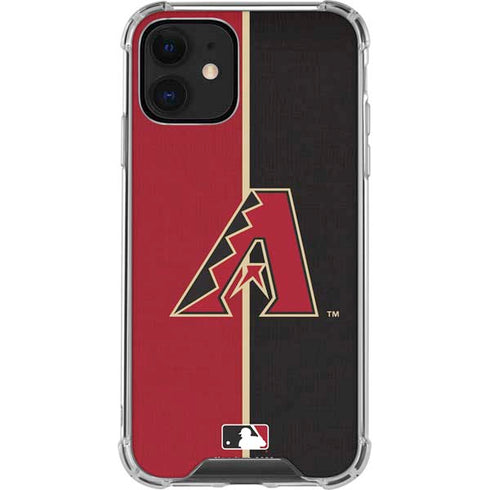 MLB Arizona Diamondbacks Split iPhone 12 Clear Case