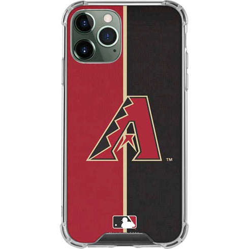 MLB Arizona Diamondbacks Split iPhone 12 Pro Clear Case