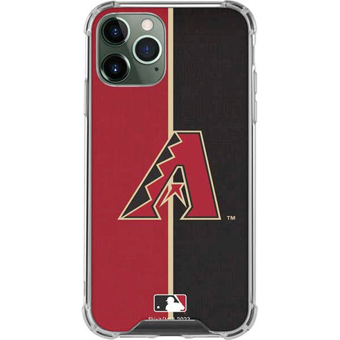 MLB Arizona Diamondbacks Split iPhone 12 Pro Max Clear Case