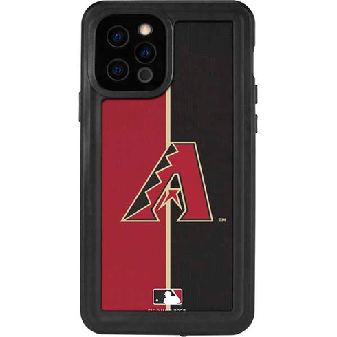 MLB Arizona Diamondbacks Split iPhone 12 Pro Waterproof Case