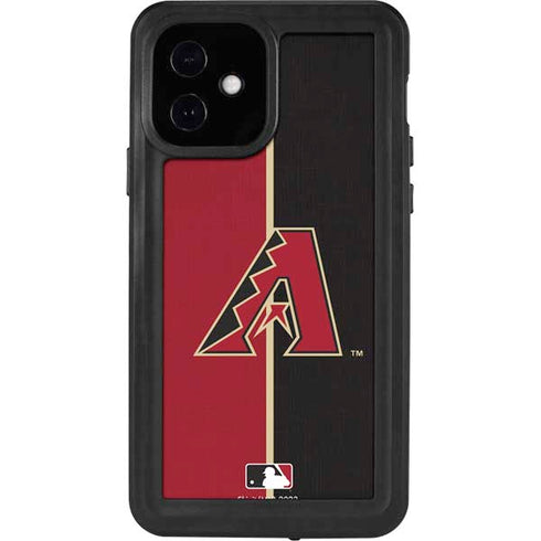 MLB Arizona Diamondbacks Split iPhone 12 Waterproof Case