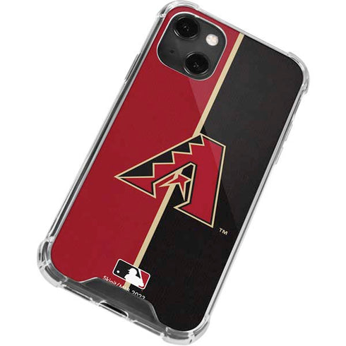 MLB Arizona Diamondbacks Split iPhone 13 Mini Clear Case