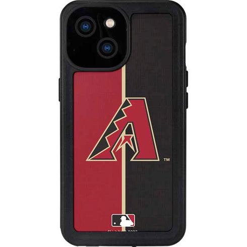 MLB Arizona Diamondbacks Split iPhone 13 Mini Waterproof Case
