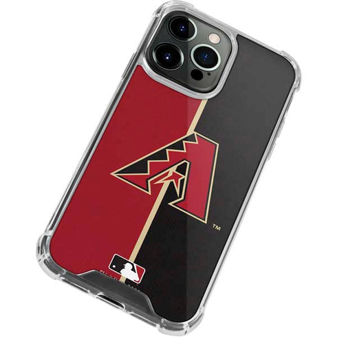 MLB Arizona Diamondbacks Split iPhone 13 Pro Clear Case
