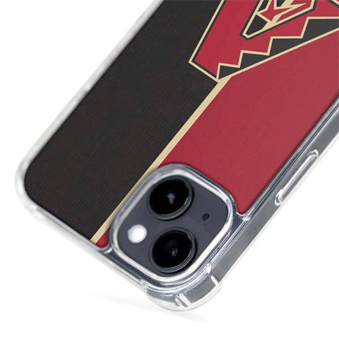 MLB Arizona Diamondbacks Split iPhone 15 MagSafe Case