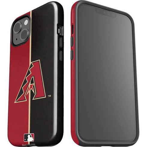 MLB Arizona Diamondbacks Split iPhone 15 Plus Impact Case