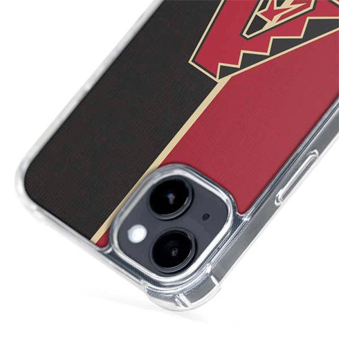 MLB Arizona Diamondbacks Split iPhone 15 Plus MagSafe Case