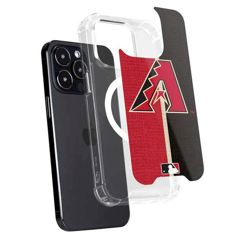 MLB Arizona Diamondbacks Split iPhone 15 Pro MagSafe Case
