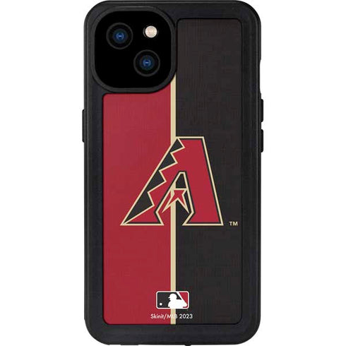 MLB Arizona Diamondbacks Split iPhone 15 Plus Waterproof Case