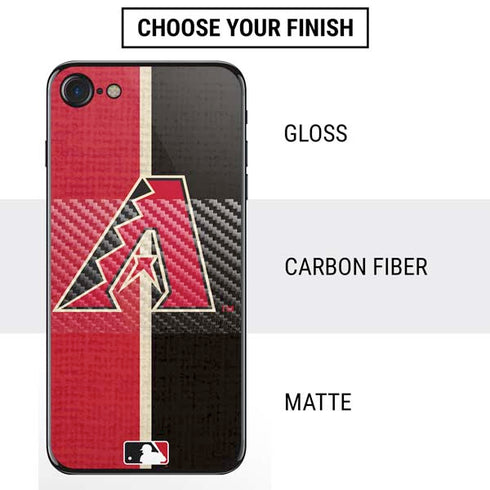 MLB Arizona Diamondbacks Split iPhone SE (2nd & 3rd Gen) Skin