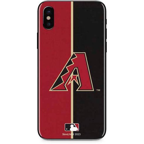 MLB Arizona Diamondbacks Split iPhone X Skin