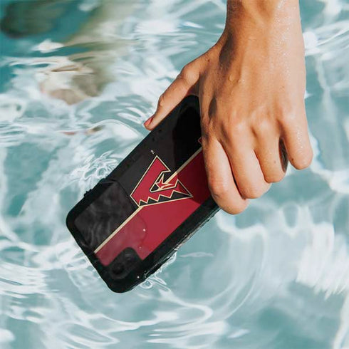 MLB Arizona Diamondbacks Split iPhone XR Waterproof Case
