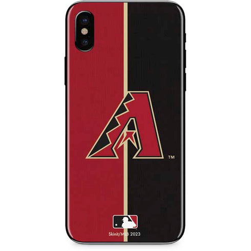 MLB Arizona Diamondbacks Split iPhone XS Skin