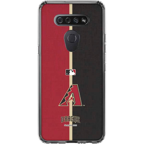 MLB Arizona Diamondbacks Split LG K51/Q51 Clear Case