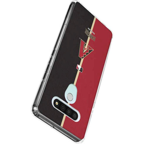 MLB Arizona Diamondbacks Split LG Stylo 6 Clear Case