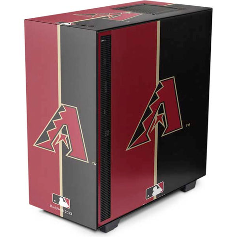MLB Arizona Diamondbacks Split NZXT H510 Compact ATX Mid-Tower Case Skin