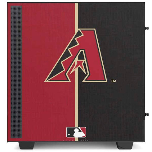 MLB Arizona Diamondbacks Split NZXT H510 Compact ATX Mid-Tower Case Skin