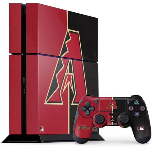 MLB Arizona Diamondbacks Split PS4 Console and Controller Bundle Skin