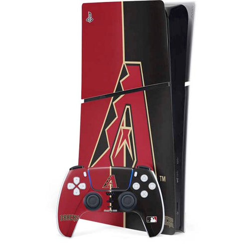MLB Arizona Diamondbacks Split PS5 Slim Digital Edition Console Skin