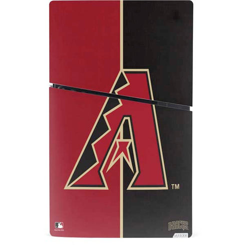 MLB Arizona Diamondbacks Split PS5 Slim Digital Edition Console Skin