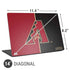 MLB Arizona Diamondbacks Split Universal Laptop 14in (11.4 x 8.2in) Skin