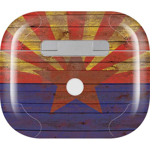 Arizona Flag Dark Wood Apple AirPods (3rd Gen 2021) Skin