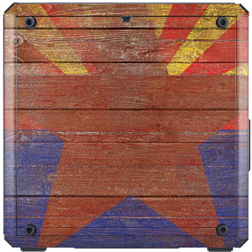 Arizona Flag Dark Wood Cooler Master MasterBox Q300L Mini Tower Skin