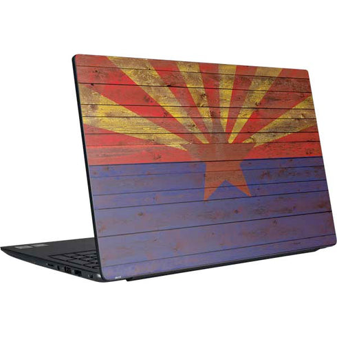 Arizona Flag Dark Wood Dell Vostro Skin