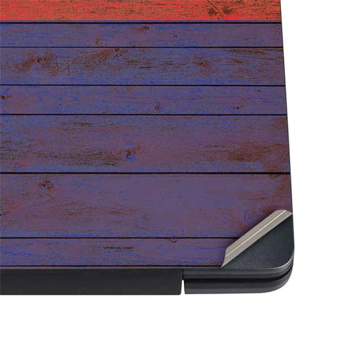 Arizona Flag Dark Wood Dell Vostro Skin