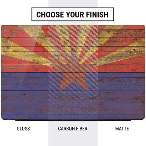 Arizona Flag Dark Wood Dell Vostro Skin