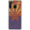 Arizona Flag Dark Wood Galaxy A21 Clear Case