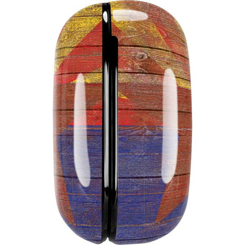 Arizona Flag Dark Wood Galaxy Buds Live Skin