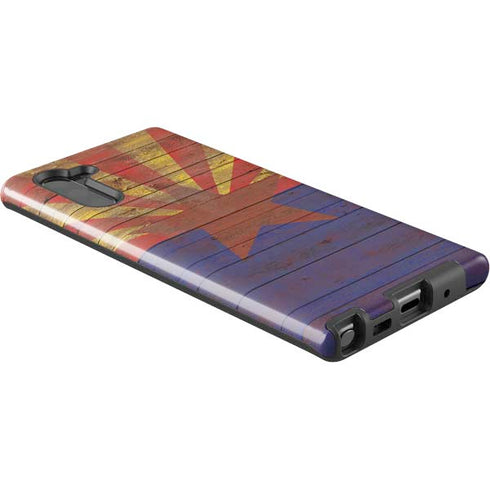 Arizona Flag Dark Wood Galaxy Note 10 Pro Case