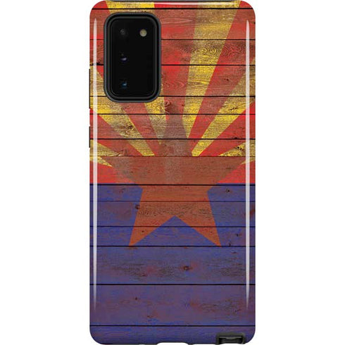 Arizona Flag Dark Wood Galaxy Note20 5G Pro Case