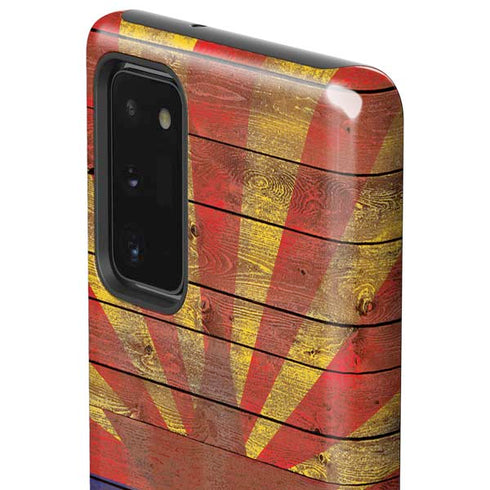 Arizona Flag Dark Wood Galaxy Note20 5G Pro Case