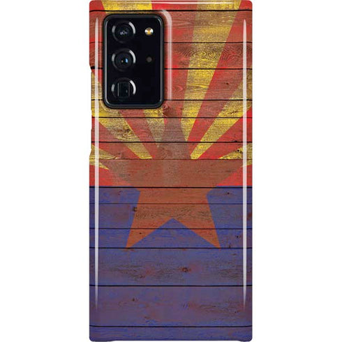 Arizona Flag Dark Wood Galaxy Note20 Ultra 5G Lite Case