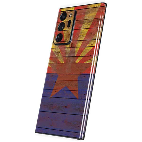 Arizona Flag Dark Wood Galaxy Note20 Ultra 5G Skin