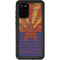 Arizona Flag Dark Wood Galaxy S20 Plus Waterproof Case