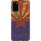 Arizona Flag Dark Wood Galaxy S20 Pro Case