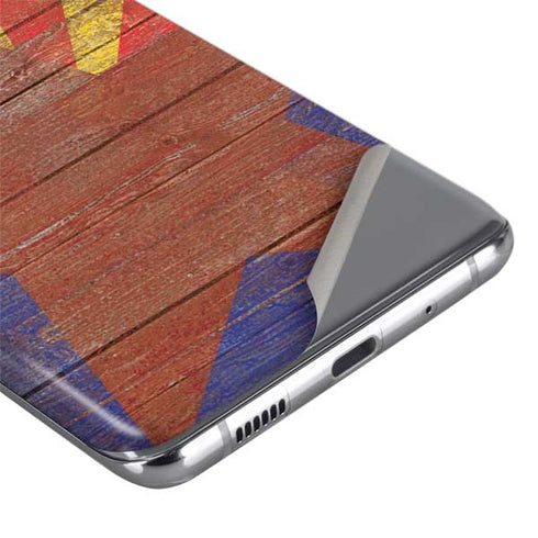 Arizona Flag Dark Wood Galaxy S20 Ultra 5G Skin