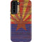 Arizona Flag Dark Wood Galaxy S22 Plus Pro Case