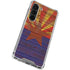 Arizona Flag Dark Wood Galaxy S23 Clear Case