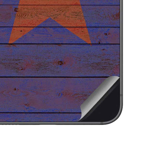 Arizona Flag Dark Wood Galaxy S23 FE Skin