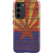 Arizona Flag Dark Wood Galaxy S23 Plus Pro Case